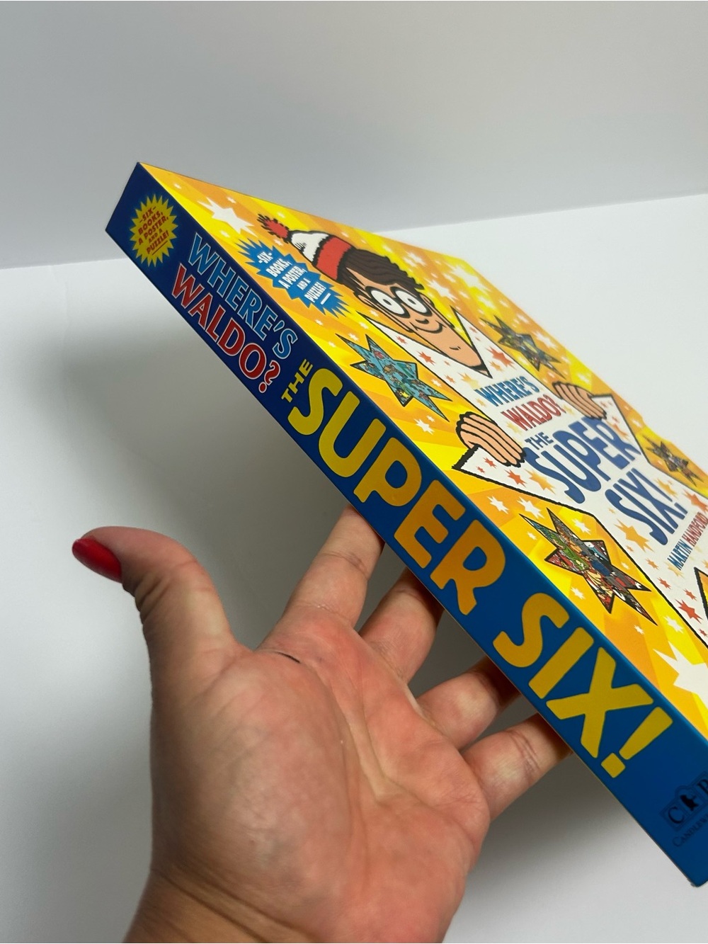 Where's Waldo The Super Six Complete Box Set 6 Books Puzzle Poster - Picture 2 of 10